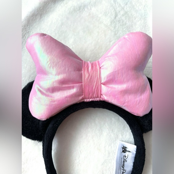 ✨DISNEY WORLD PINK MINNIE MOUSE EARS DISNEY LAND MINNIE MOUSE EARS IRIDESCENT✨ - Picture 3 of 4